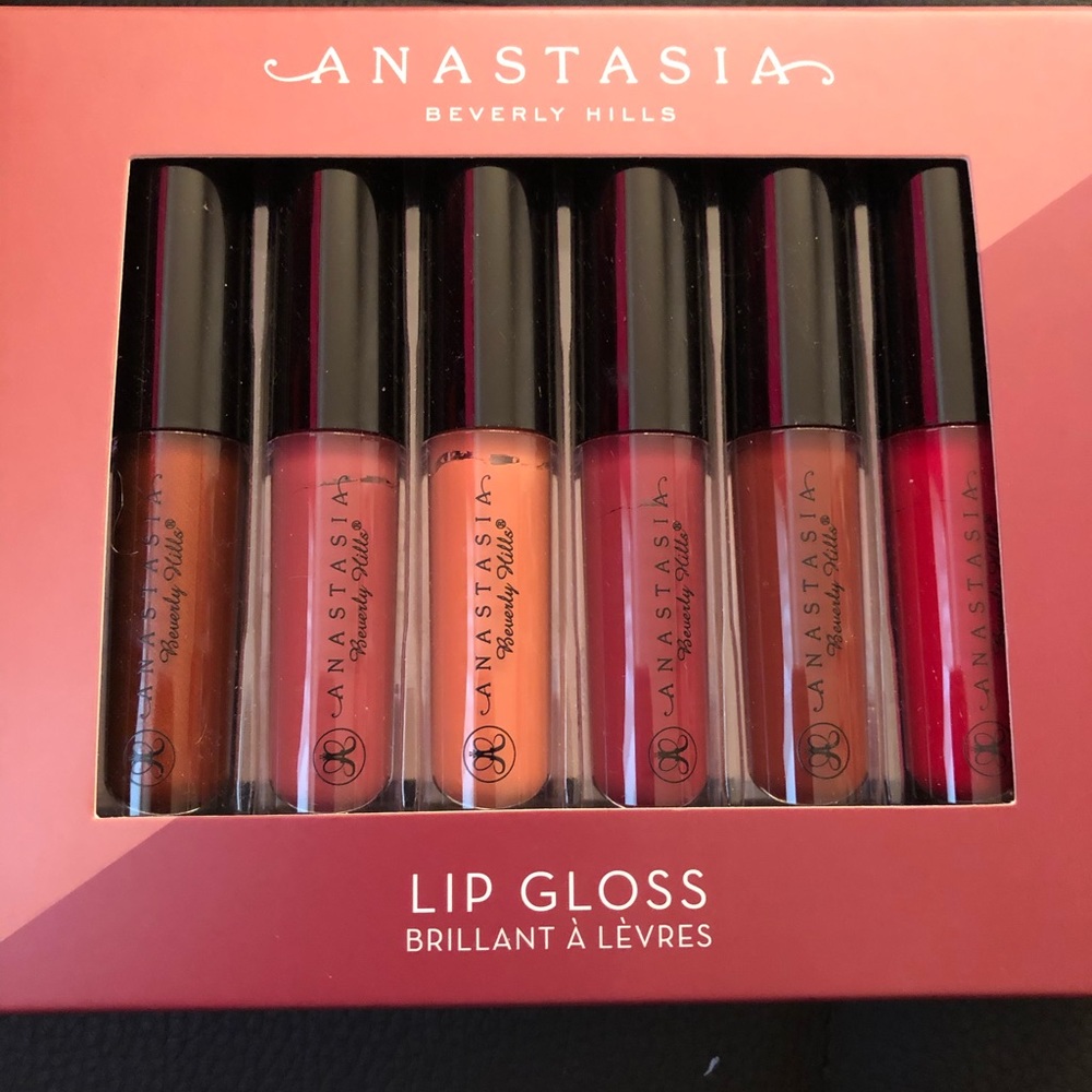Mini lip gloss set